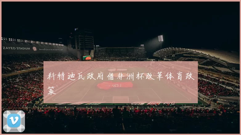 科特迪瓦政府借非洲杯改革体育政策
